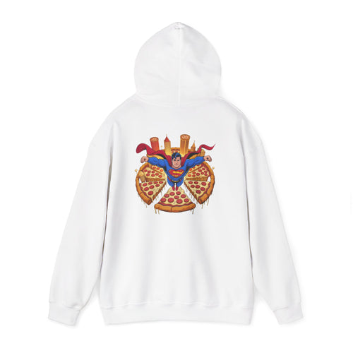 Flight Over Mozzarella City Hooded Sweatshirt