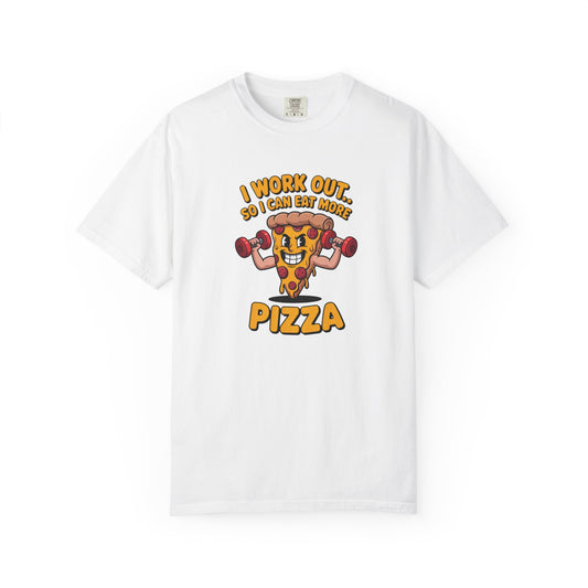 I Work Out So I Can Eat More Pizza – Gym Slice Gains T-Shirt
