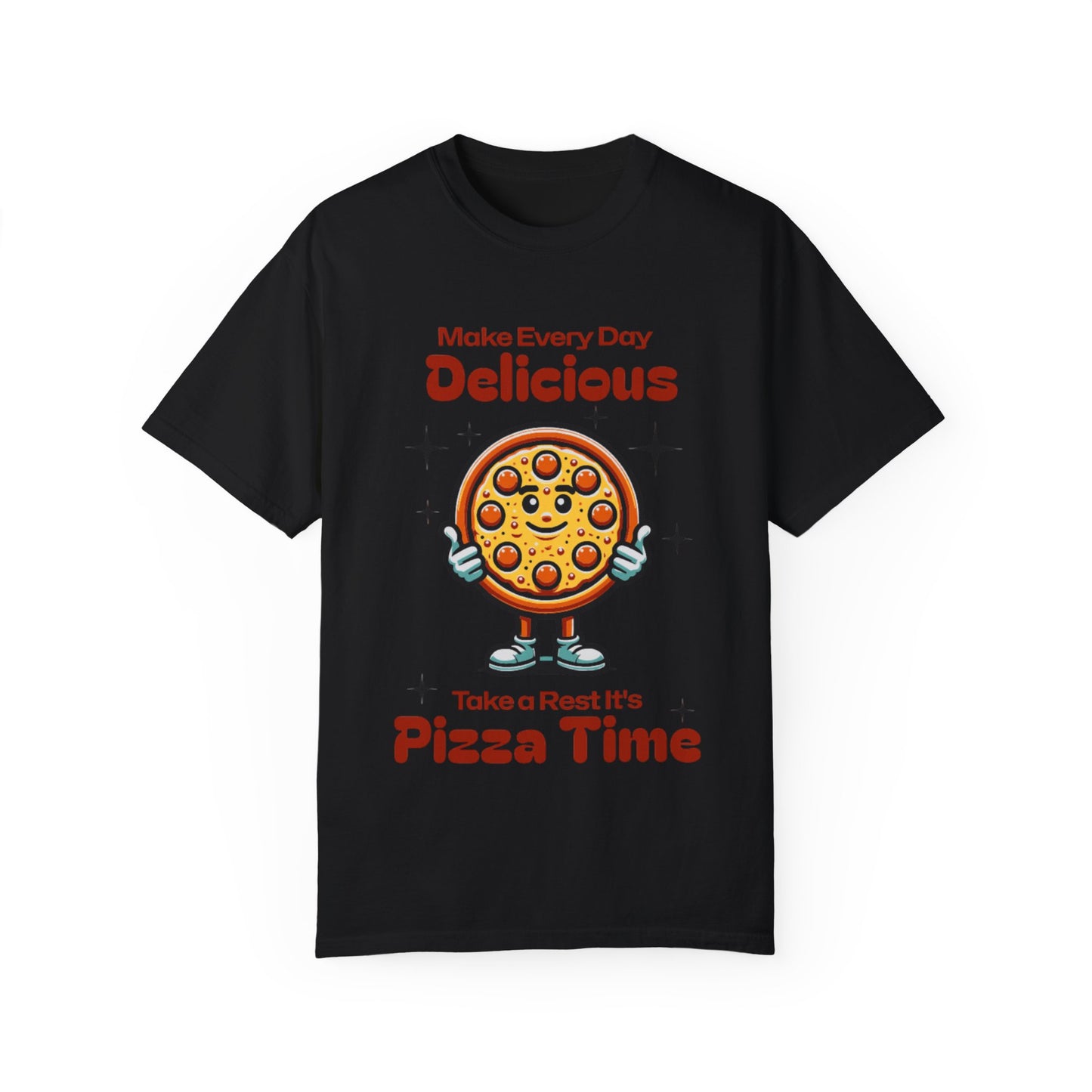 Cute Pizza Time Unisex T-Shirt - Make Every Day Delicious