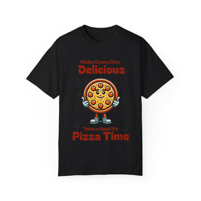Cute Pizza Time Unisex T-Shirt - Make Every Day Delicious
