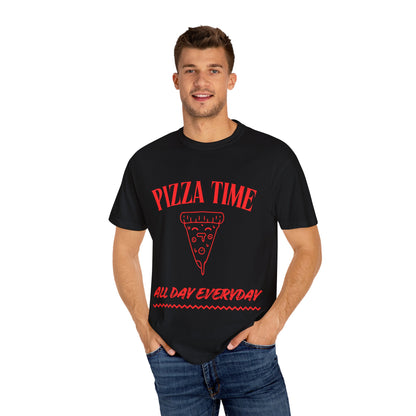 Pizza Time Unisex T-shirt - All Day Everyday Casual Tee