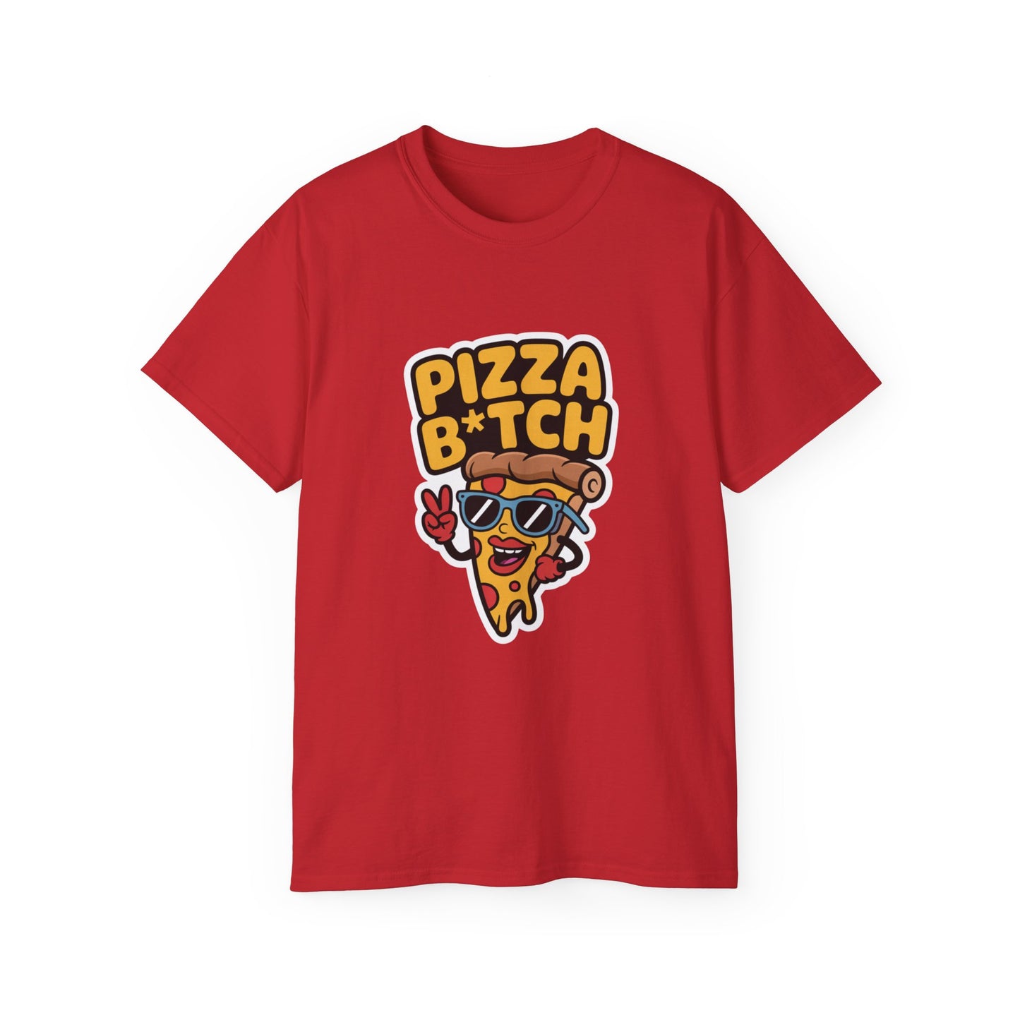 Pizza B*tch – Sass & Slice Attitude Shirt Design