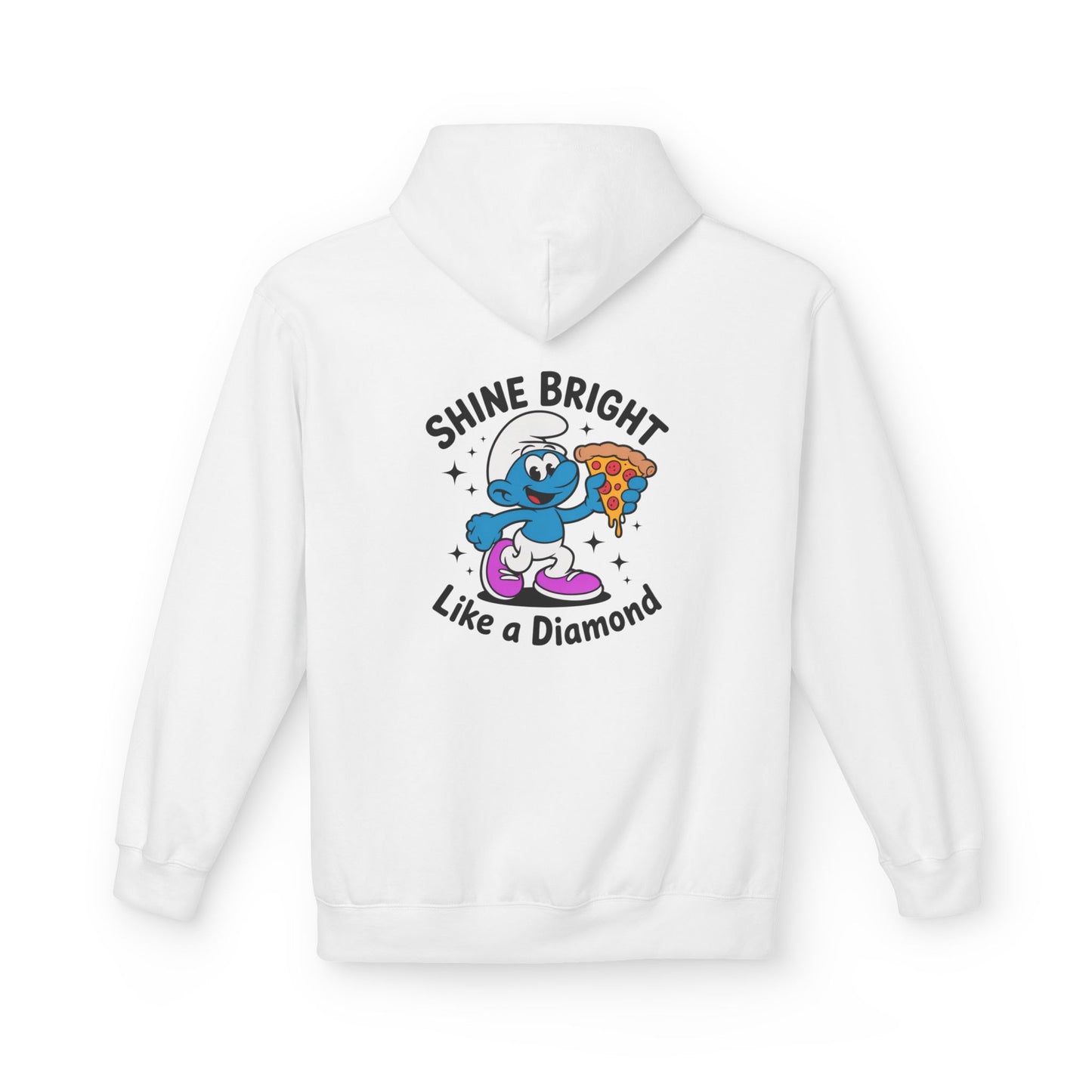 Shine Bright Like a Diamond Pizza Smurf Hoodie - Unisex