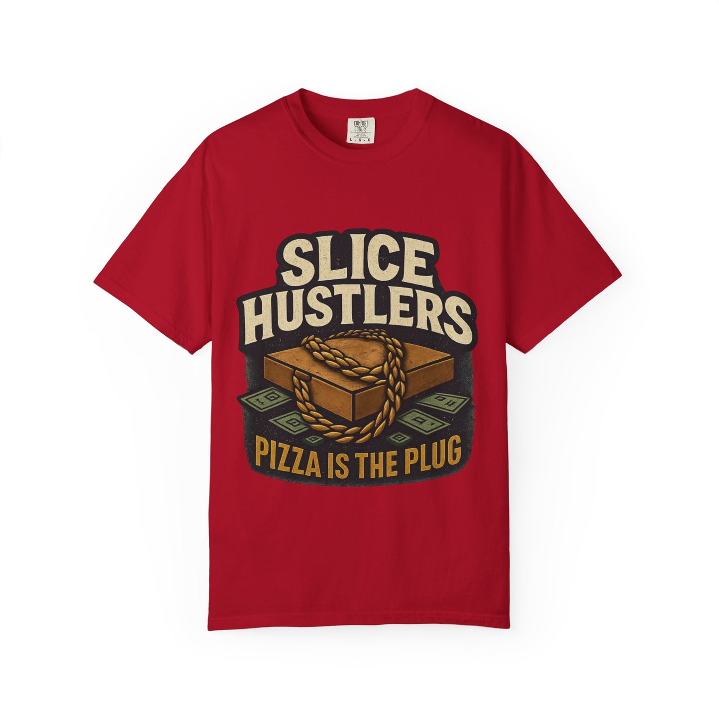 Pizza Hustler Unisex T-Shirt | Fun Foodie Gift, Casual Wear, Pizza Lover Shirt, Quirky Graphic Tee, Unique Gift Idea