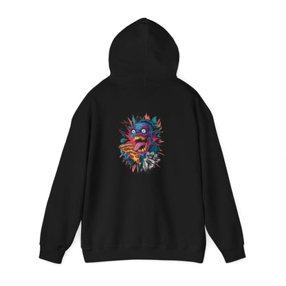 Funky Graphic Hoodie, Unisex Heavy Blend™ Sweatshirt With Unique Design, Cozy Streetwear, Casual Gift, Creative Apparel