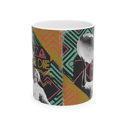 Vibrant Retro Ceramic Mug - Perfect for Coffee Lovers & Gift Givers!