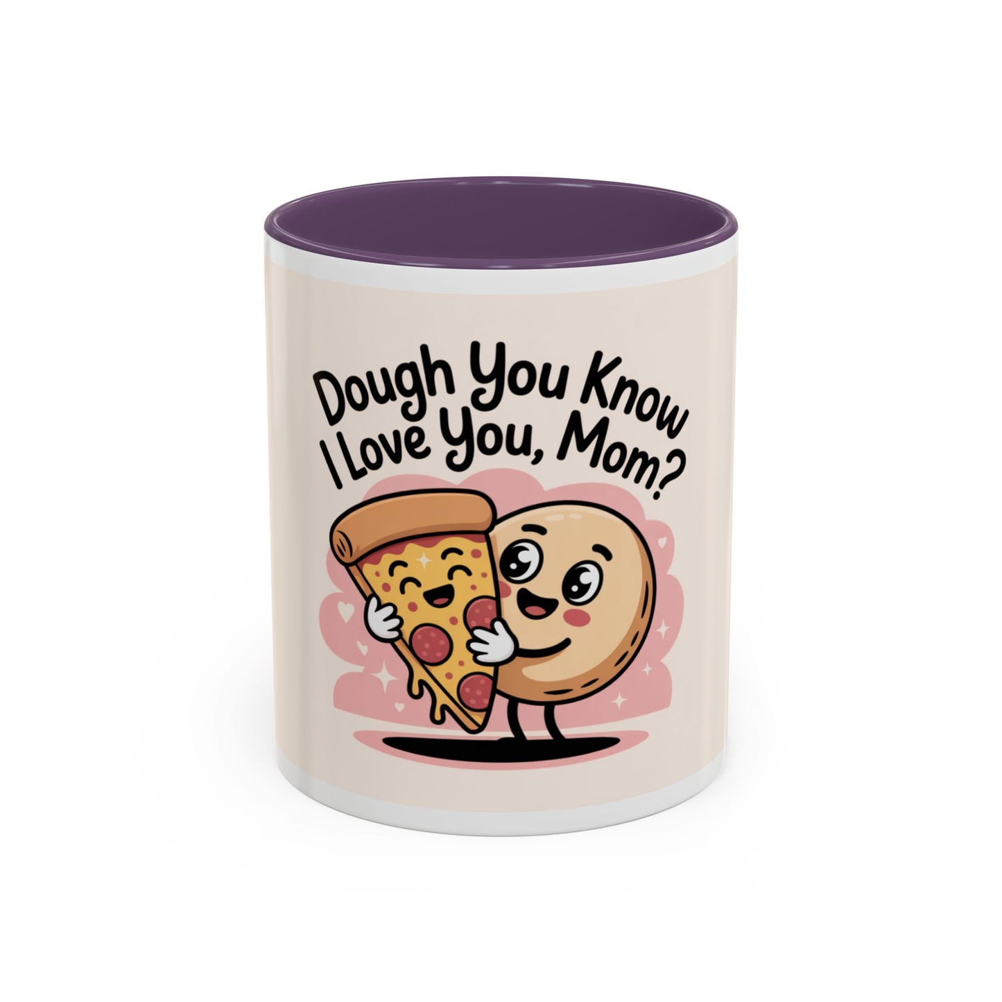 Cute Pizza & Doughnut Coffee Mug for Mother's Day