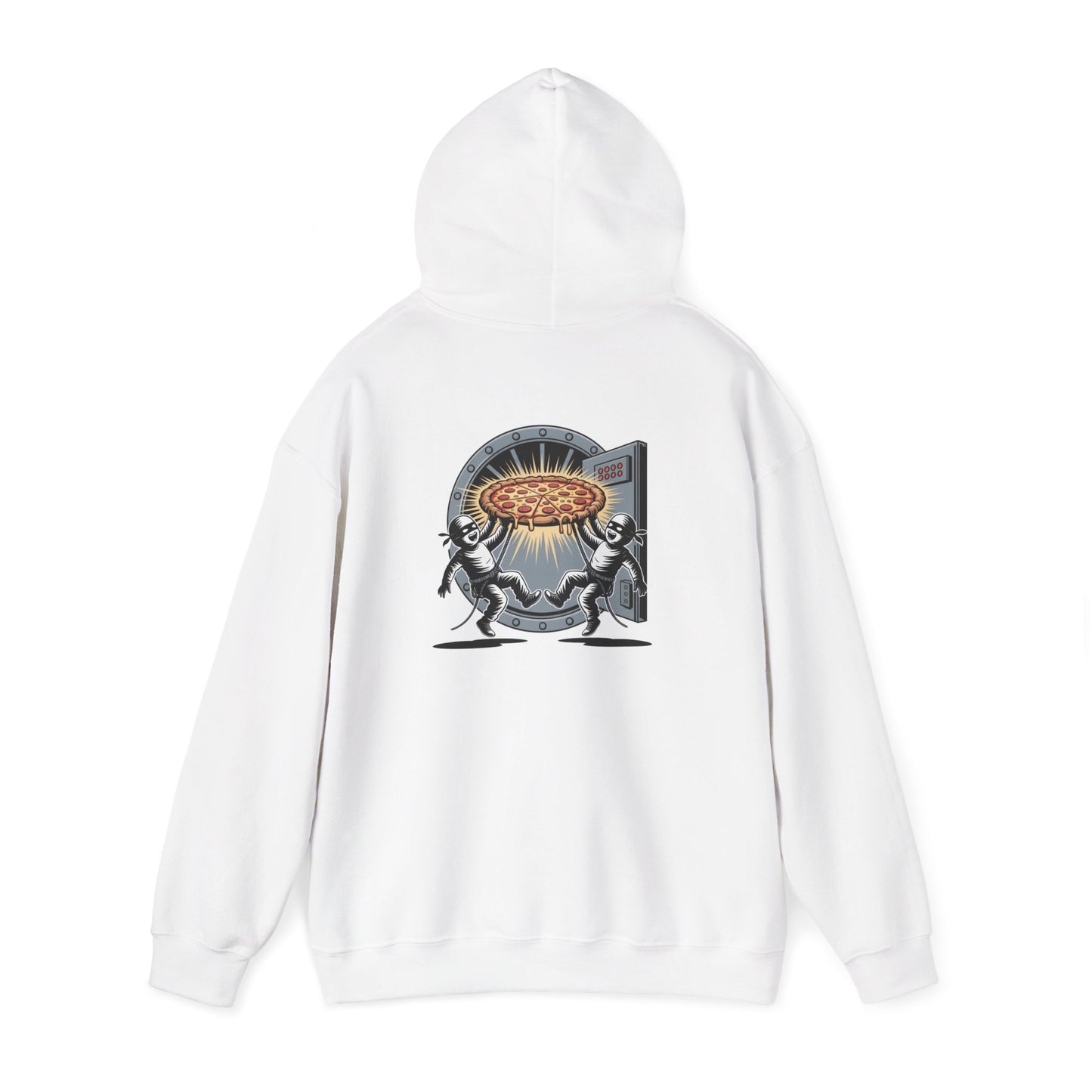 Pizza Bandits Hooded Sweatshirt with Colorful Design - Perfect for Casual Outings