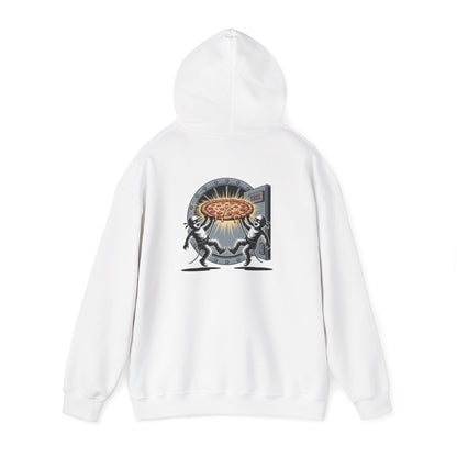Pizza Bandits Hooded Sweatshirt with Colorful Design - Perfect for Casual Outings