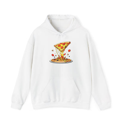 Pizza Lover's Unisex Hooded Sweatshirt - Comfortable and Fun Design for Foodies