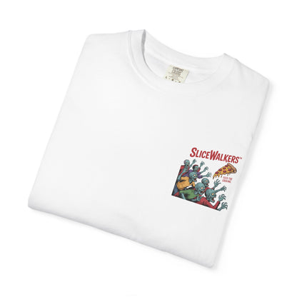 Zombie Slice Walkers T-Shirt | Fun Graphic Tee for Halloween, Costume Party, Gifts, Casual Wear, Everyday Style