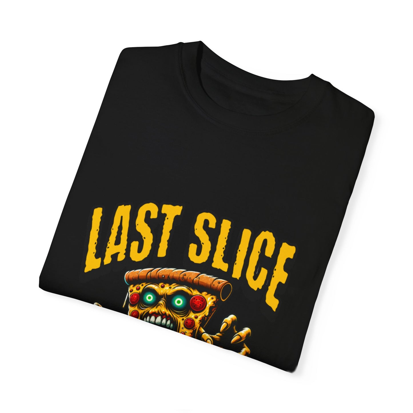 Unisex Last Slice Zombie T-Shirt - Perfect for Pizza Lovers & Horror Fans