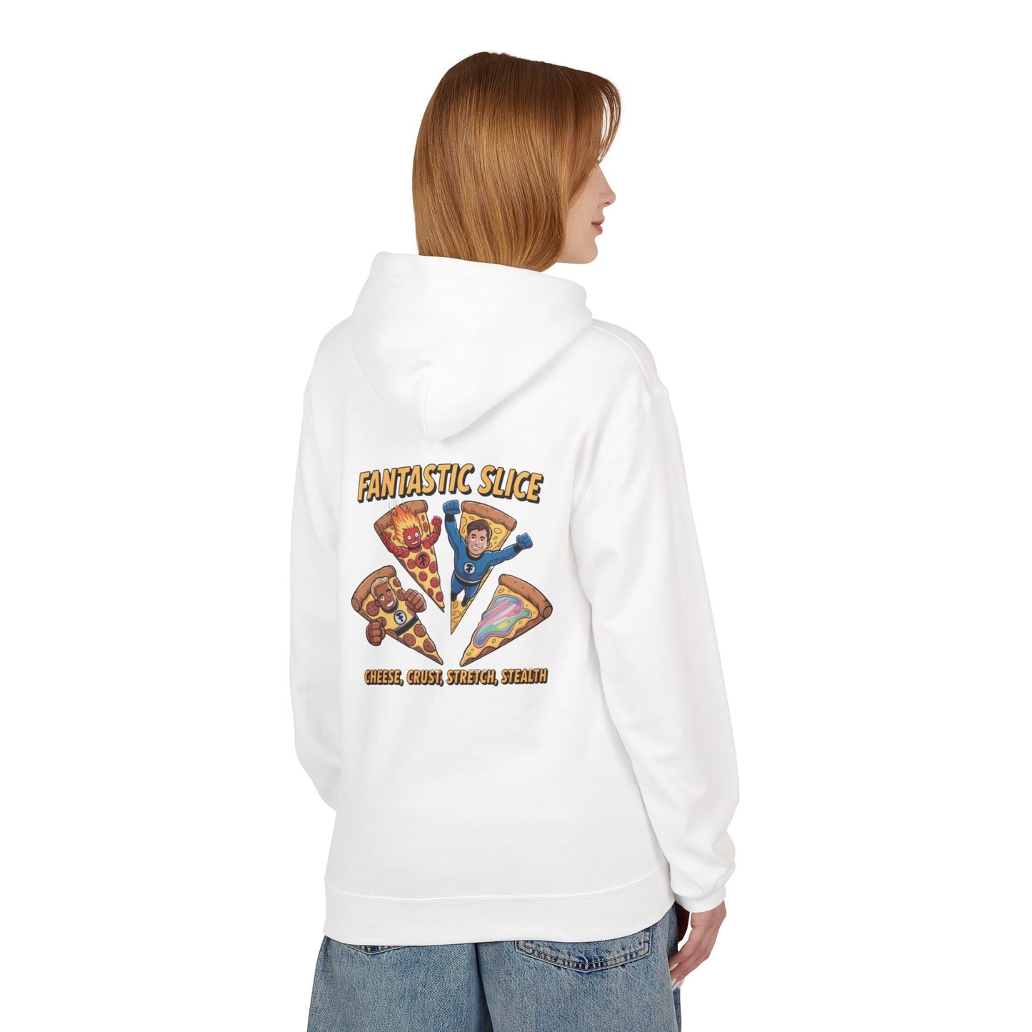 Fantastic Slice – Cheese, Crust, Stretch, Stealth Hoodie