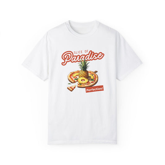 'Slice of Paradise' Pizza Graphic Unisex T-shirt - Perfect for Food Lovers
