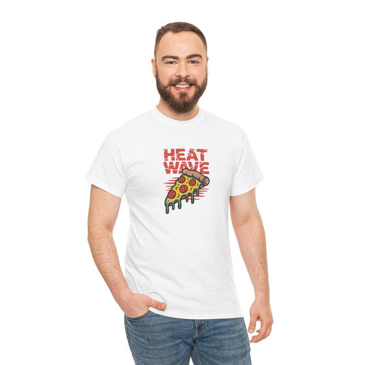 Pizza Lover's Heat Wave Tee - Unisex Casual Shirt, Summer Vibes T-Shirt, Gift for Foodies, Fun Summer Apparel, Comfortable Everyday Wear