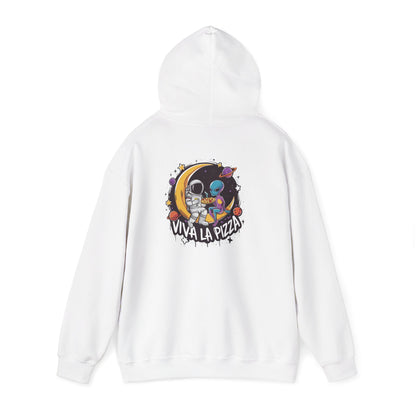 Cosmic Pizza Hoodie - Unisex Heavy Blend™ Sweatshirt, Space Lover Gift, Funny Pizza Hoodie, Astronaut Apparel, Cute Sweatshirt