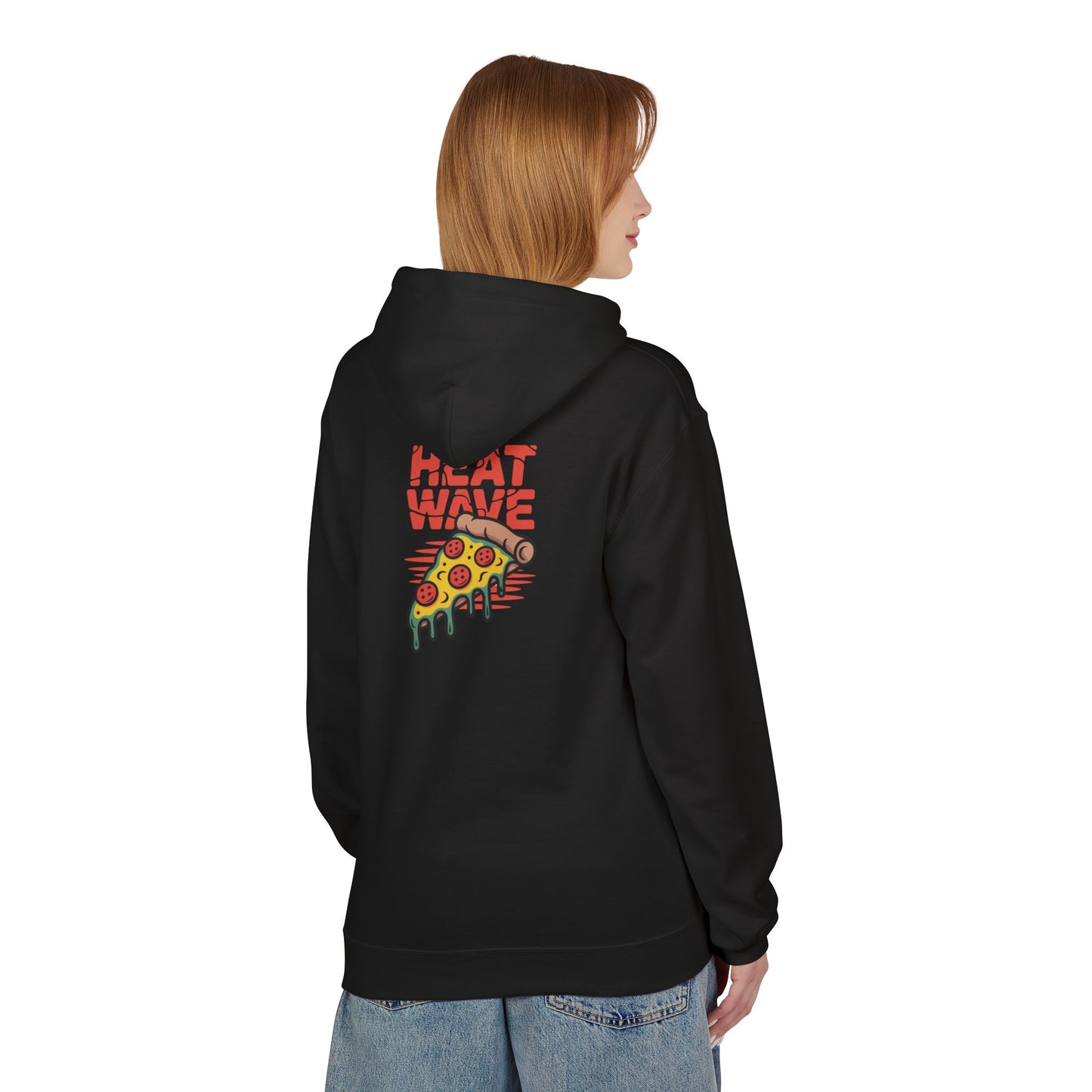 Pizza Lover's Heat Wave Hoodie | Unisex Softstyle Fleece for Comfort, Cute Gift for Foodies, Cozy Apparel