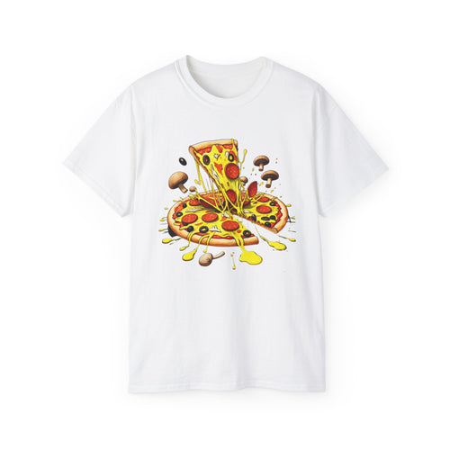 Pizza Lover's Unisex Ultra Cotton Tee - Fun Slice Graphic T-Shirt