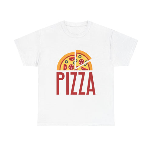 Fun Pizza Slice Unisex Heavy Cotton Tee - Perfect for Food Lovers!