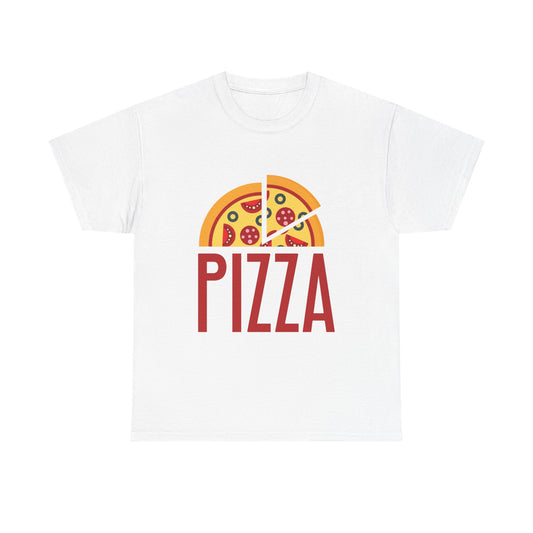 Fun Pizza Slice Unisex Heavy Cotton Tee - Perfect for Food Lovers!