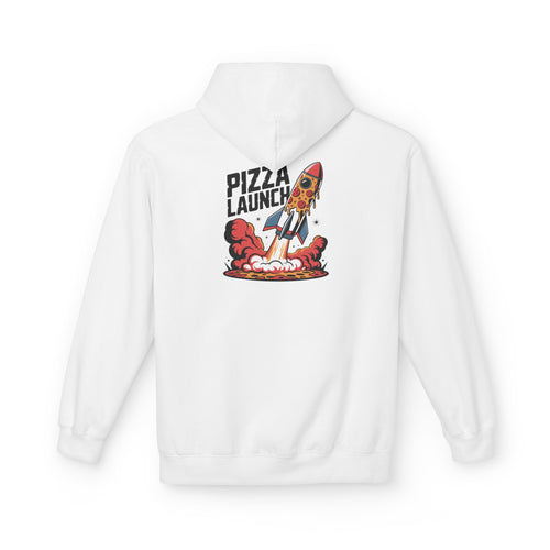 Pizza Launch Unisex Hoodie, Funny Hoodie, Gift for Pizza Lovers, Unique Design, Cozy Sweatshirt, Casual Wear
