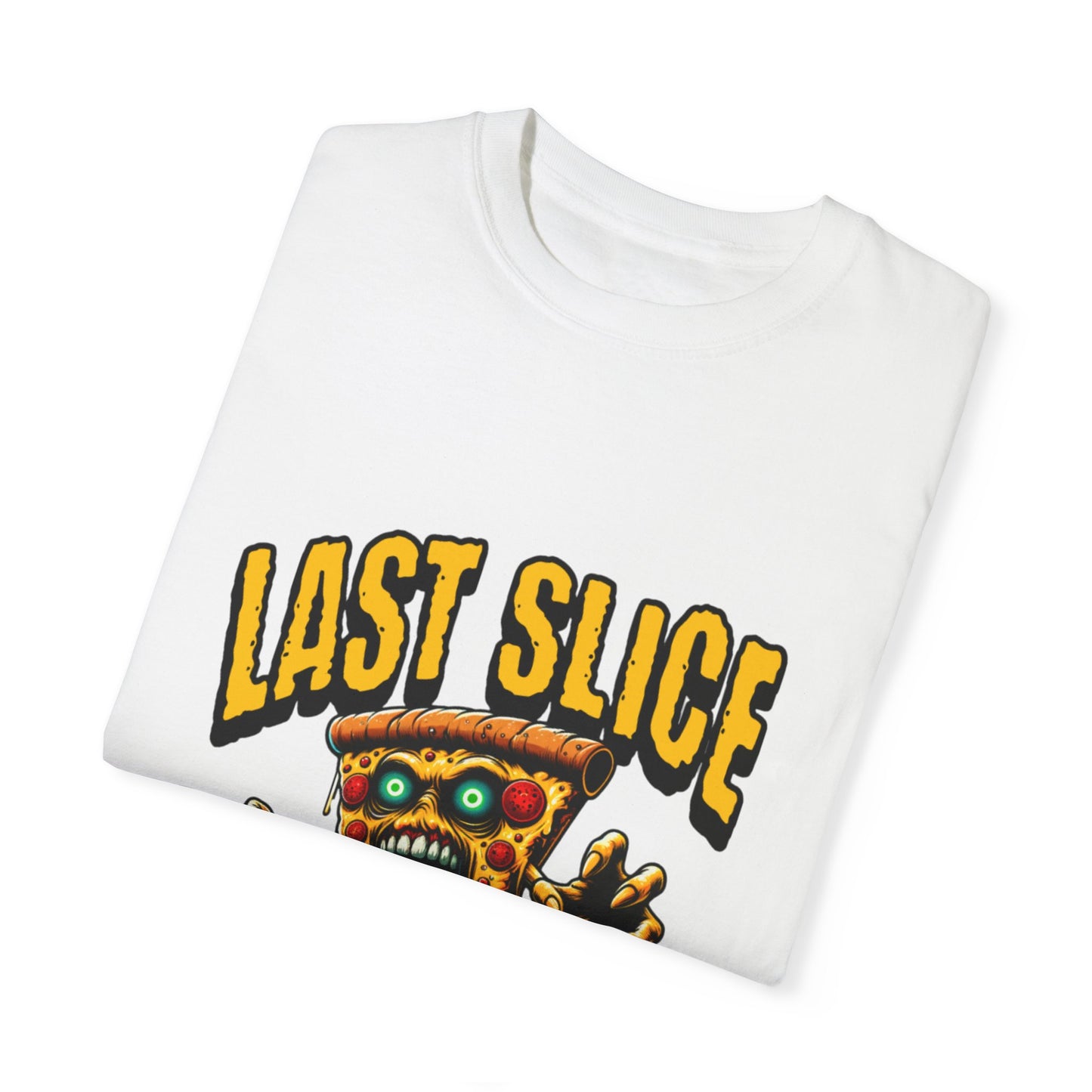 Unisex Last Slice Zombie T-Shirt - Perfect for Pizza Lovers & Horror Fans