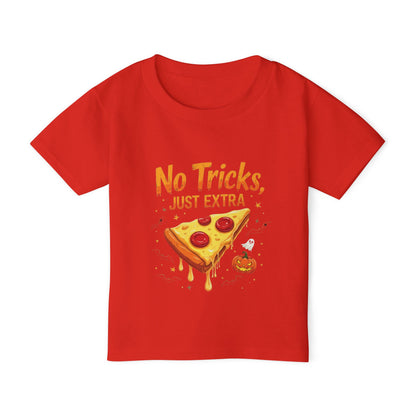 Pizza Party Toddler T-Shirt | Halloween Shirt, Cute Kids Tee, Toddler Halloween Costume, Fun Children's Apparel, No Tricks Just Extra