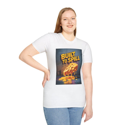 Built To Spill Unisex Softstyle T-Shirt - Fun Graphic Tee for Cheesy Humor Lovers