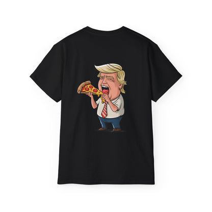 Funny Cartoon Pizza Tee | Unisex Ultra Cotton Tee | Quirky Graphic Shirt, Gifts for Him, Humor T-Shirt, Foodie Apparel, Casual Wear