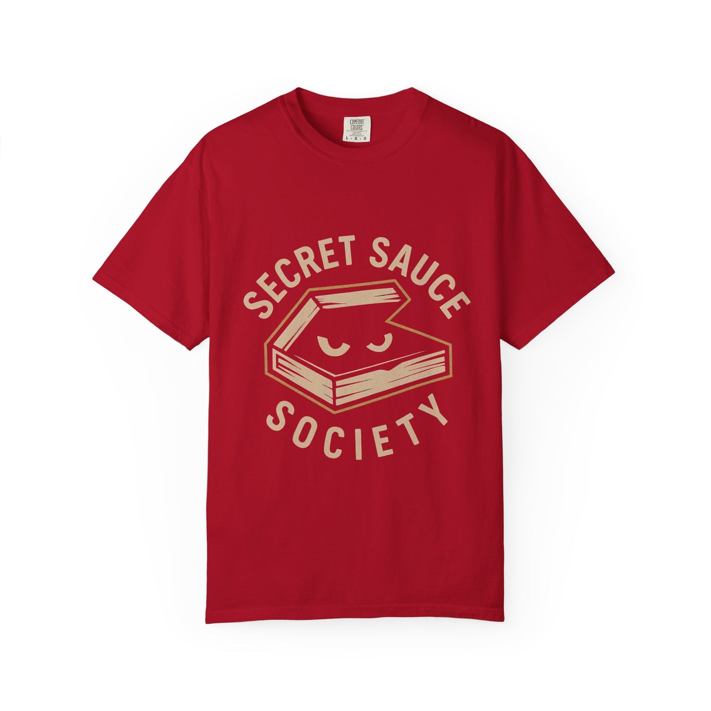 Secret Sauce Society T-Shirt, Unisex Garment-Dyed Tee, Funny Foodie Gift, Casual Wear, Cooking Enthusiast Apparel