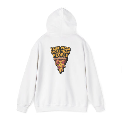 I Like Pizza More Than People – Sarcastic Slice Hoodie