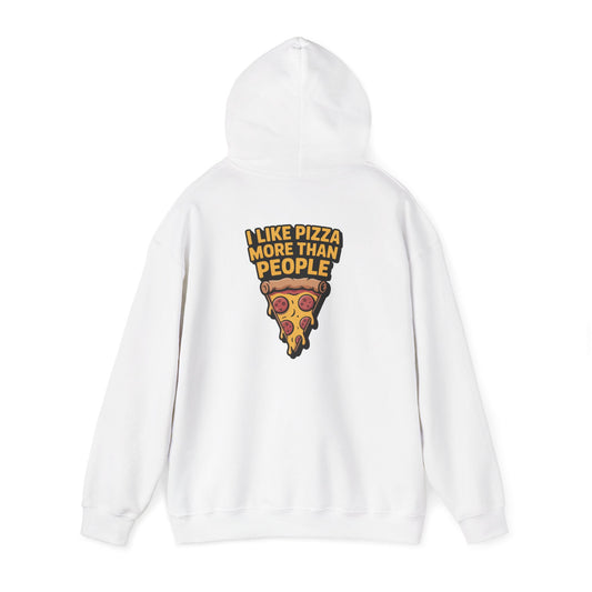 I Like Pizza More Than People – Sarcastic Slice Hoodie