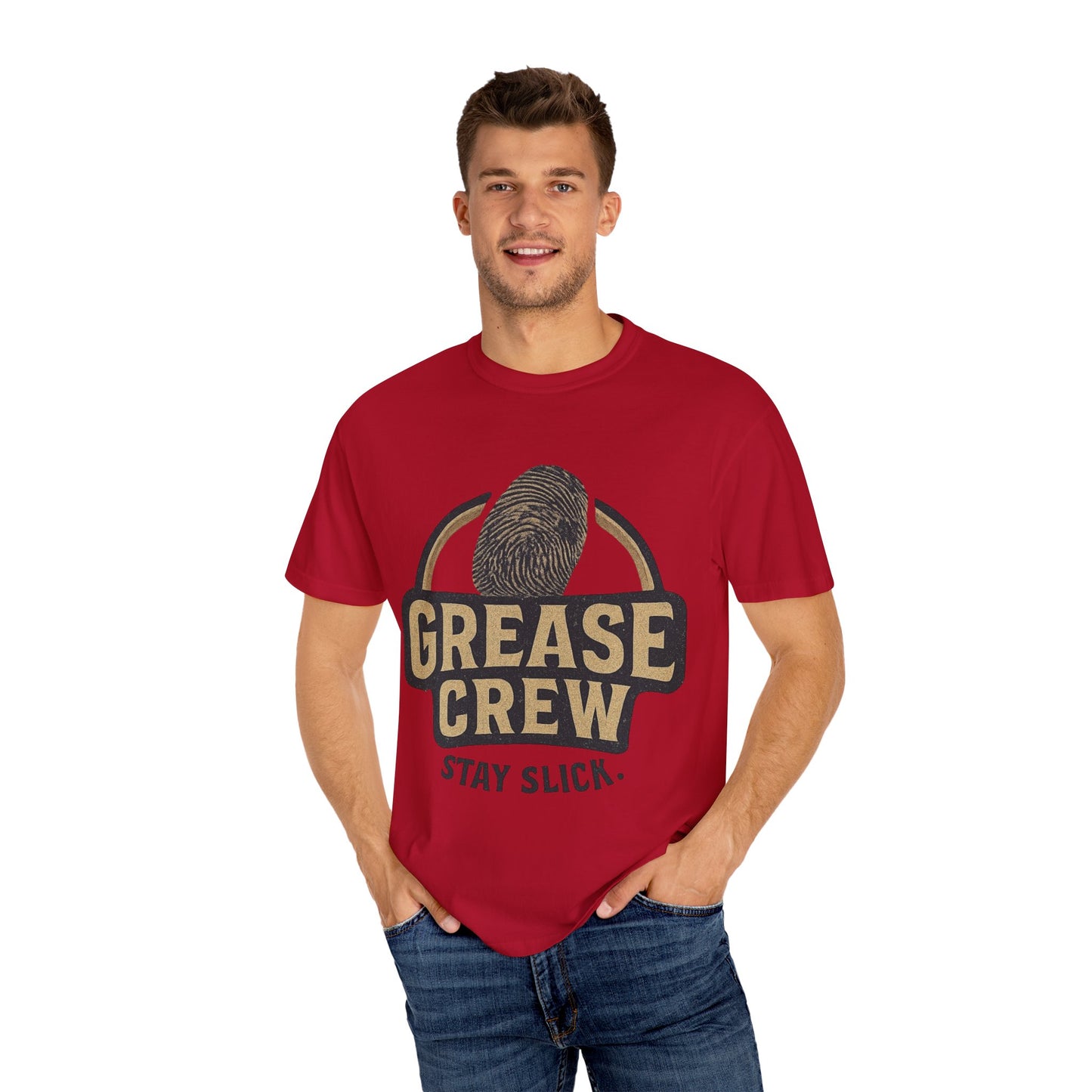 Grease Crew T-Shirt: Vintage Style Shirt, Unisex Graphic Tee, Gift for Car Enthusiasts, Retro Apparel, Fun Casual Wear